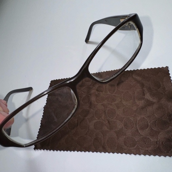 Coach Eyeglasses Authentic Frames Bernice 844 130 MM Brown - Picture 4 of 8